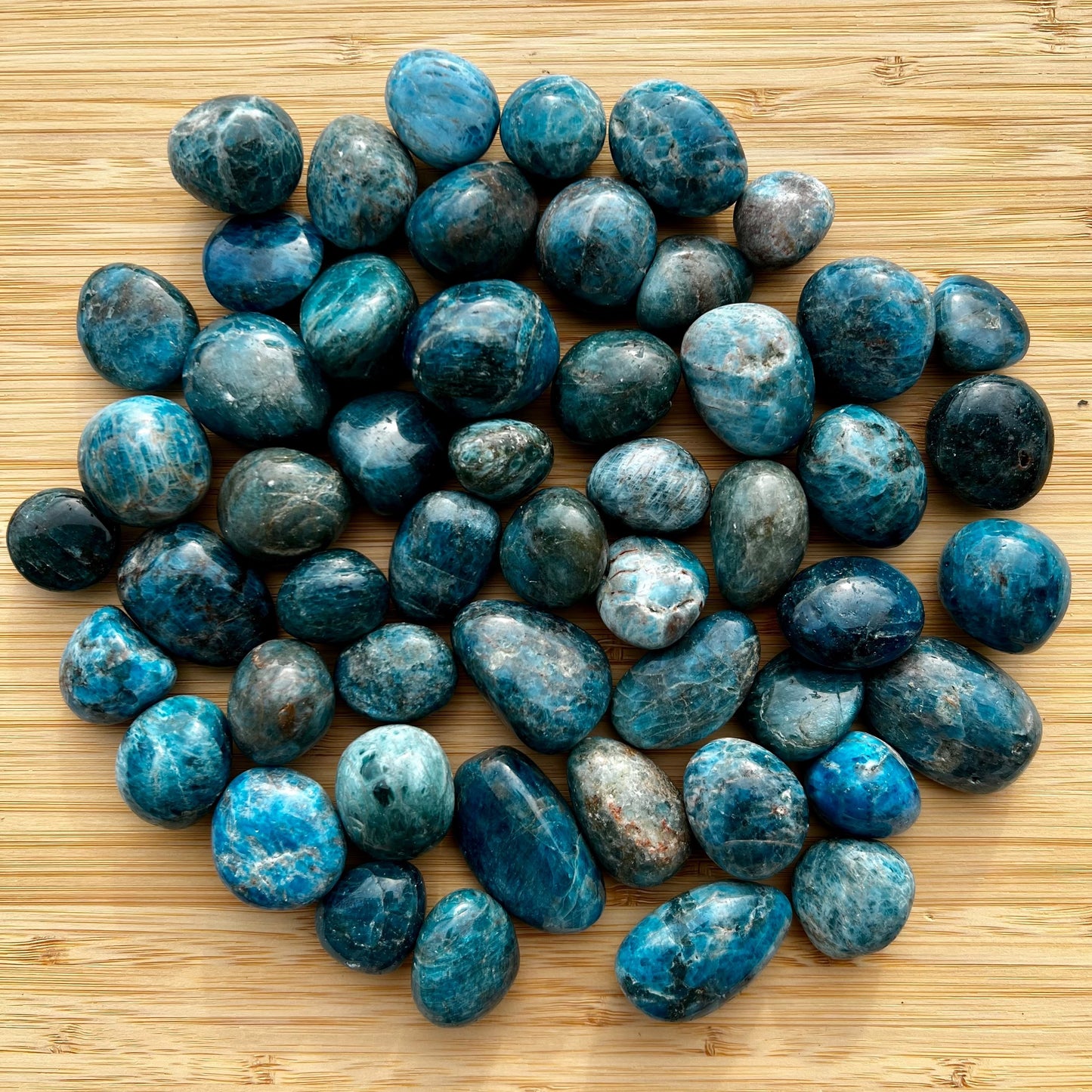 Blue Apatite Tumble