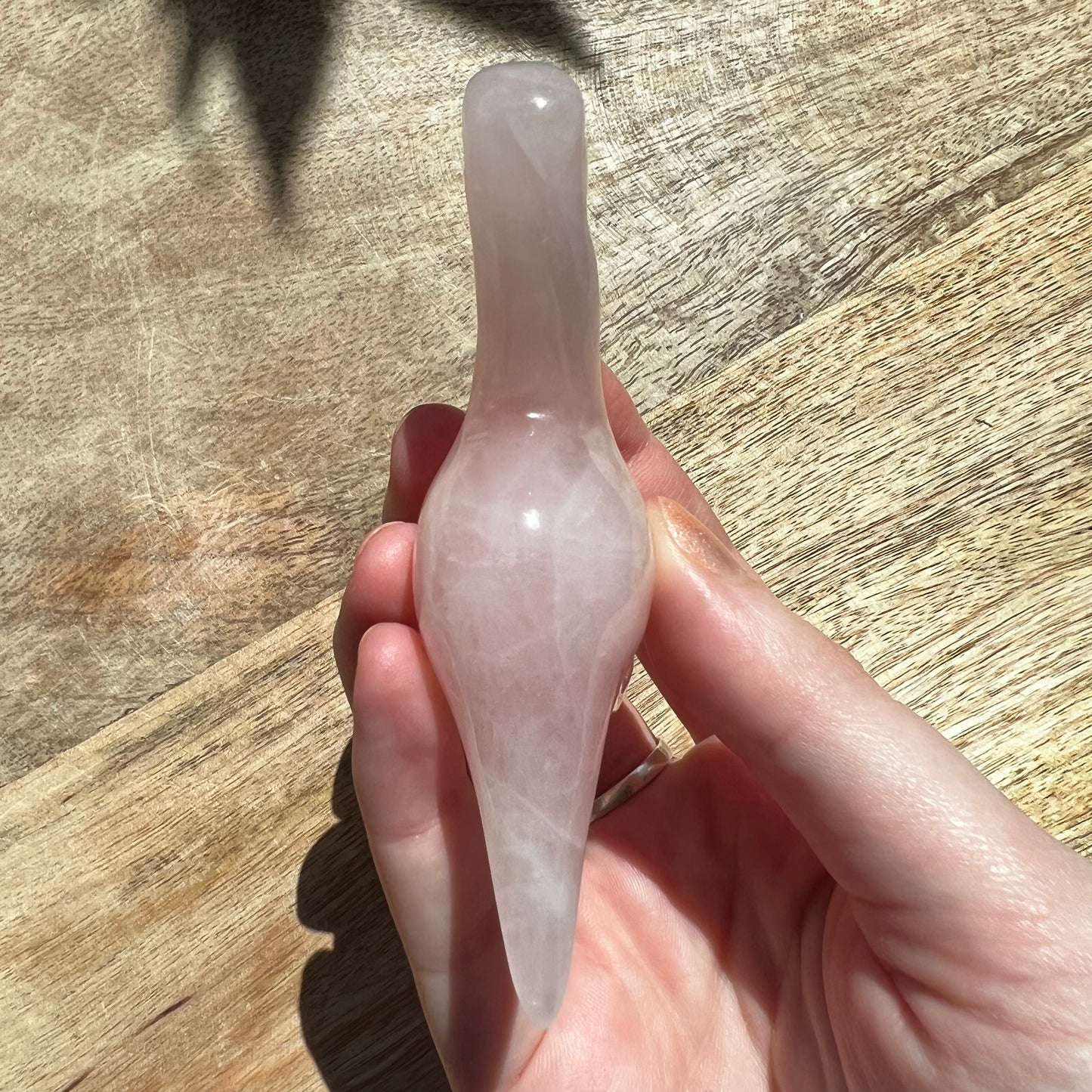 Rose Quartz Dinosaur Crystal