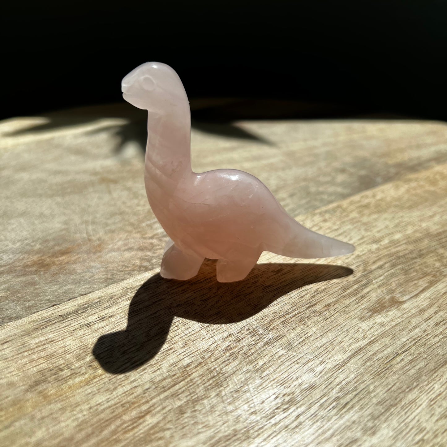Rose Quartz Dinosaur Crystal