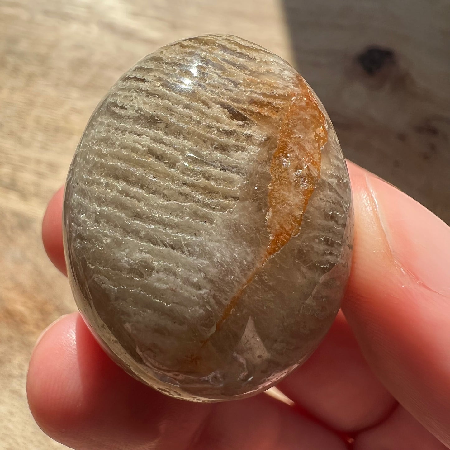 Thousand Layer Garden Quartz Tumble