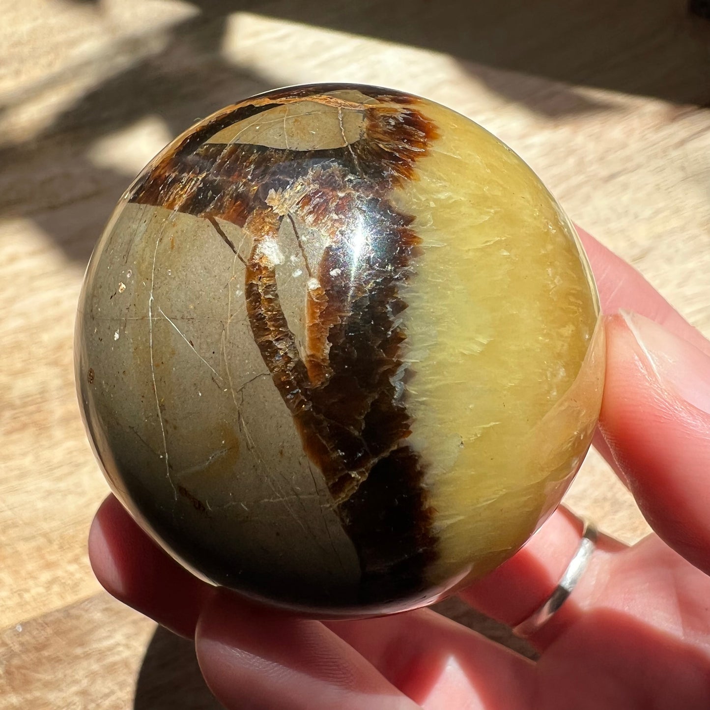 Septarian Sphere