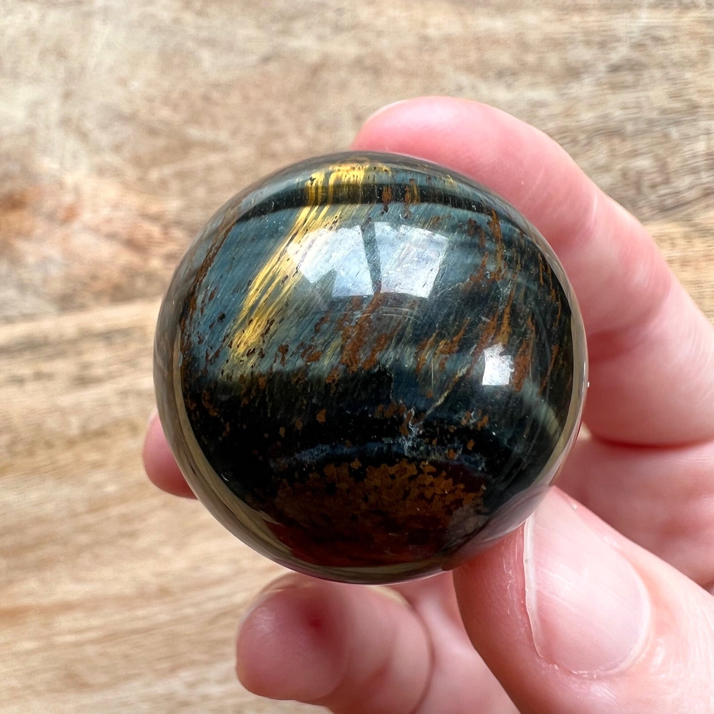 Blue Tigers Eye Sphere