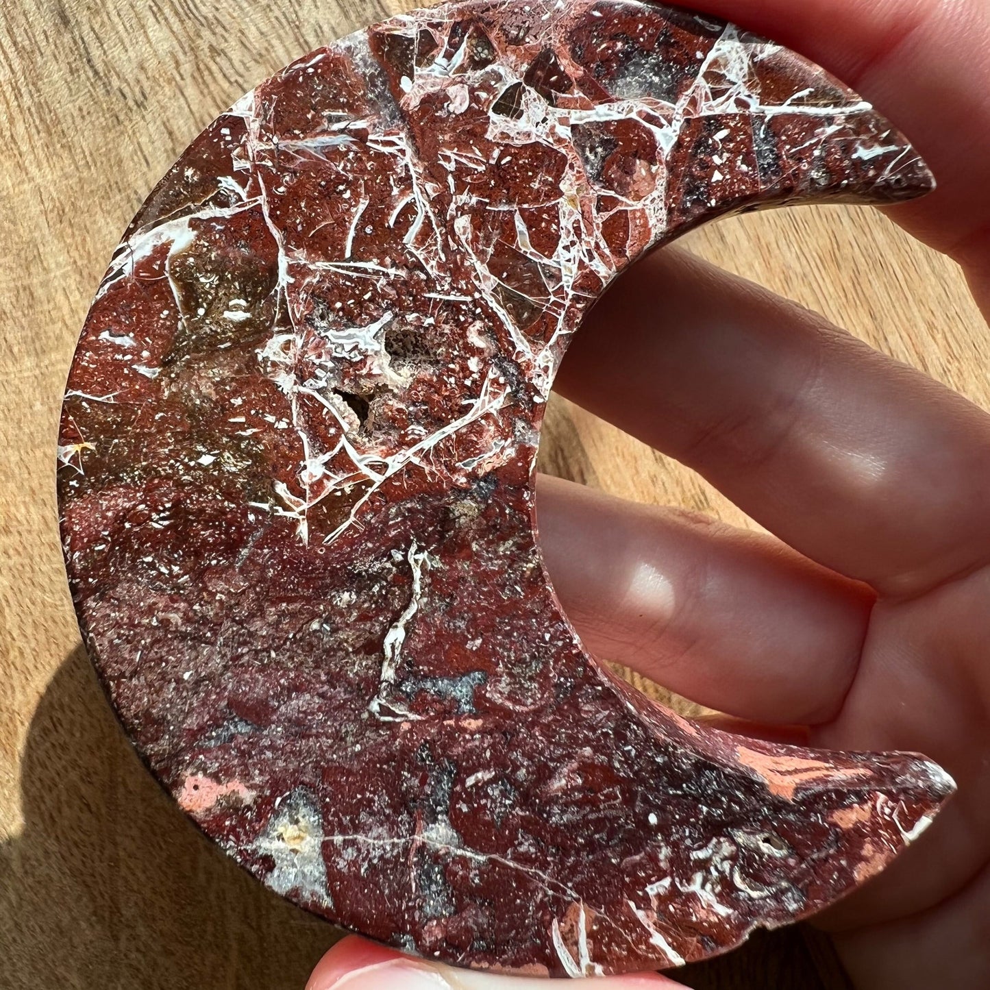 Red Jasper Moon