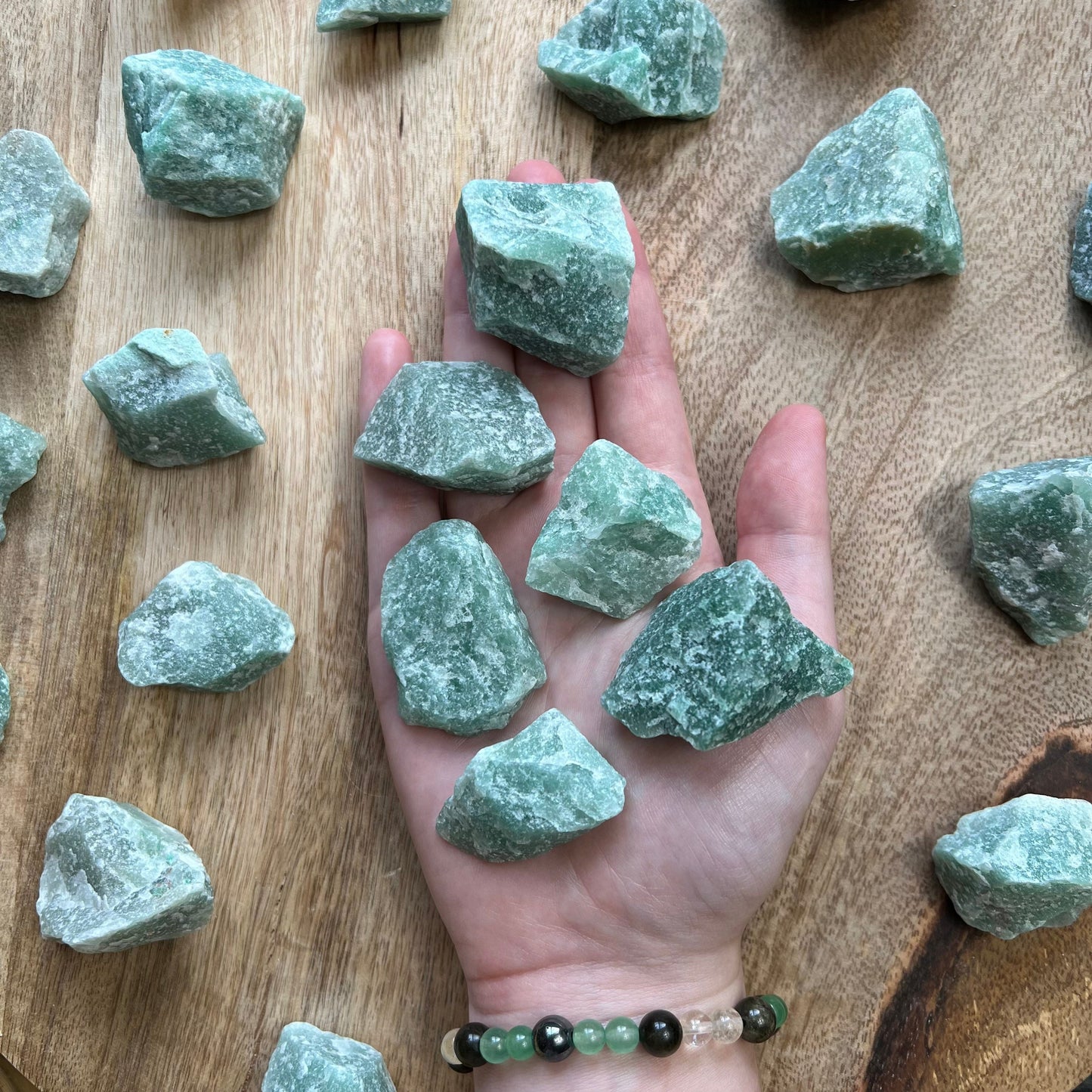 Raw Green Aventurine