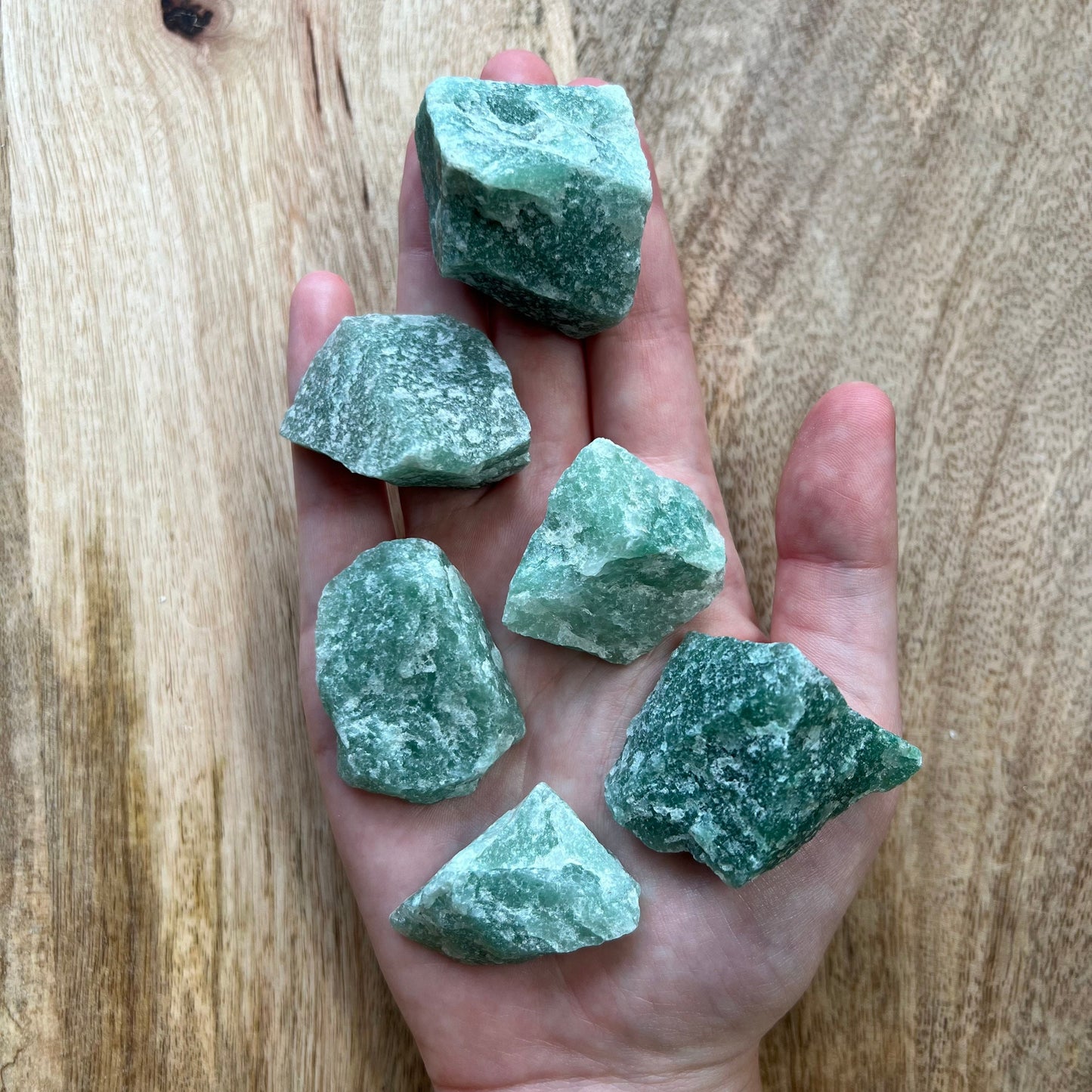 Raw Green Aventurine