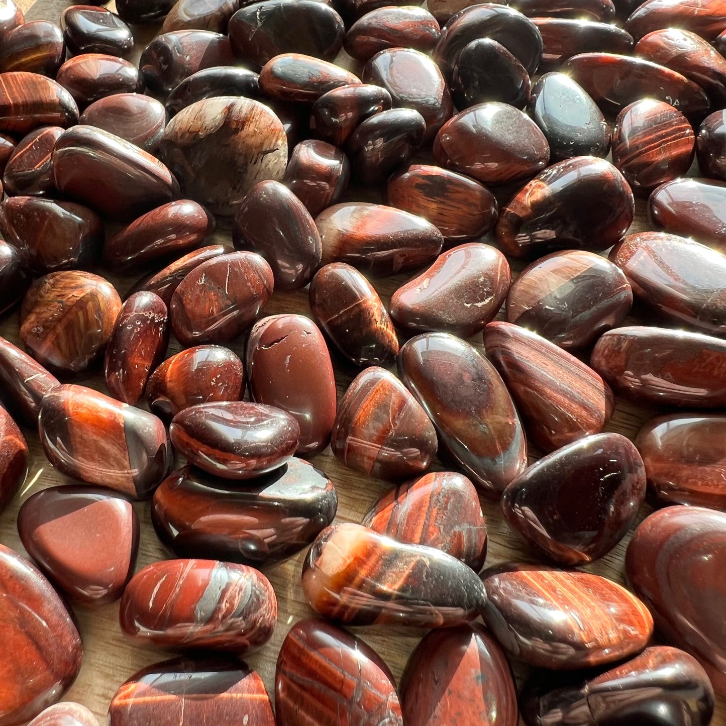 Red Tigers Eye Tumble
