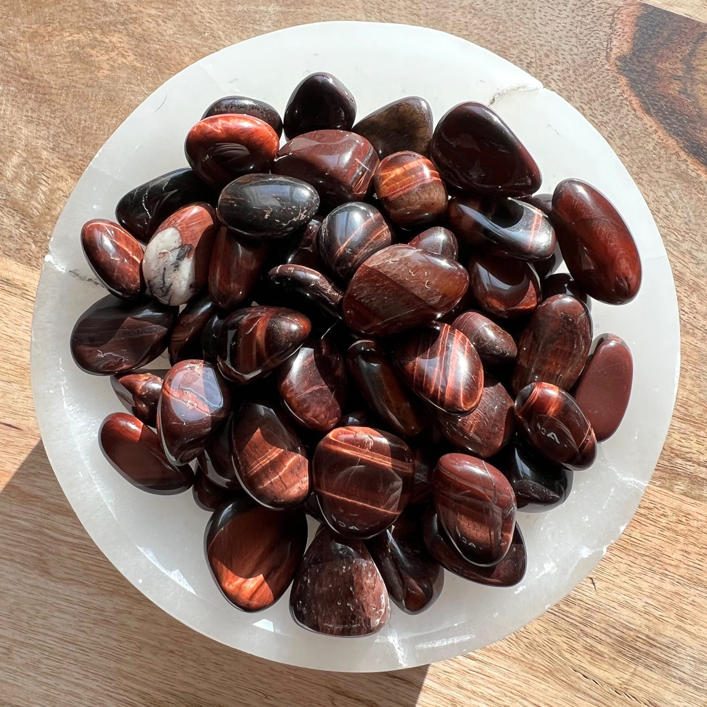 Red Tigers Eye Tumble