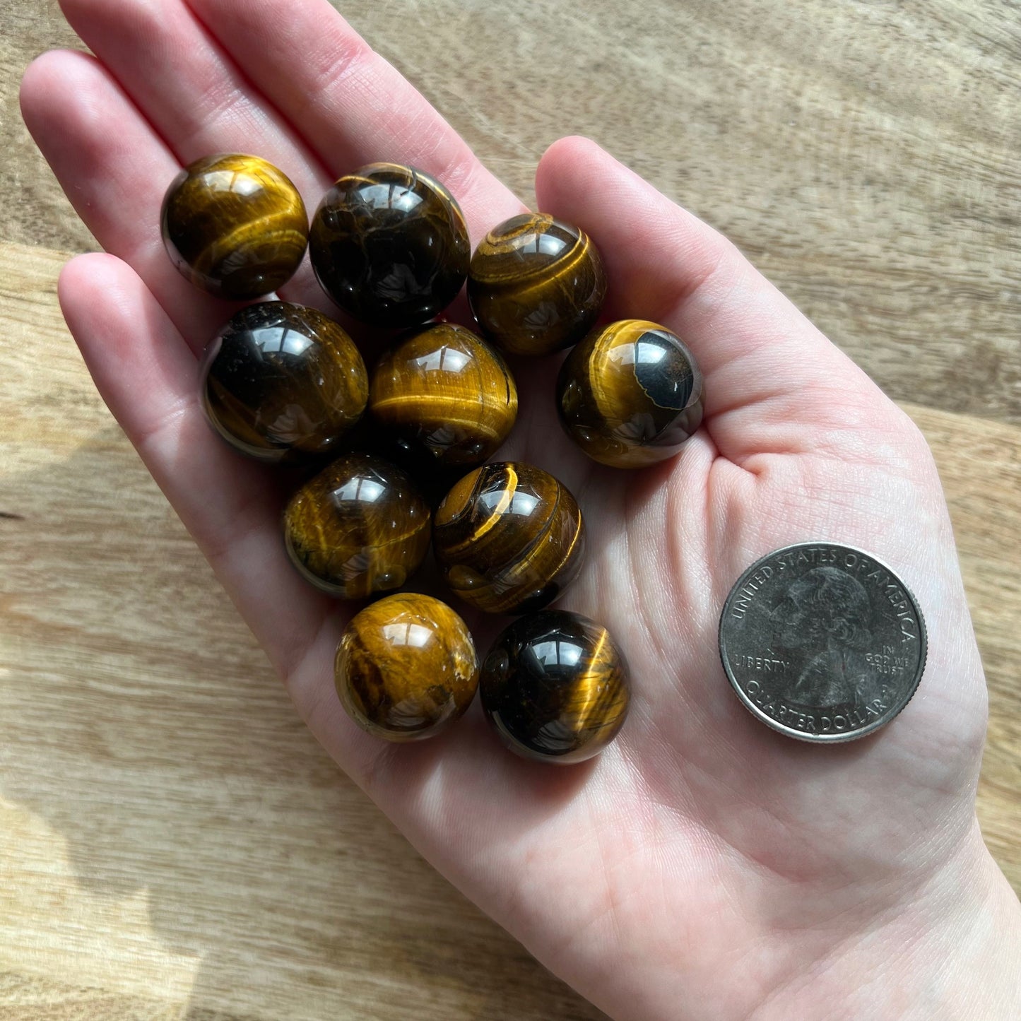 Tigers Eye Mini Sphere